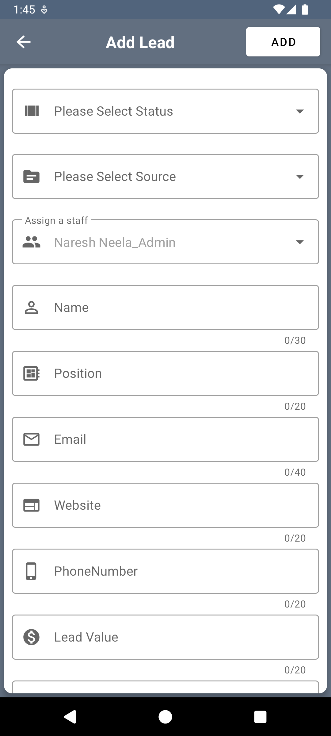 Perfex Android App (Lead Management App) - 6