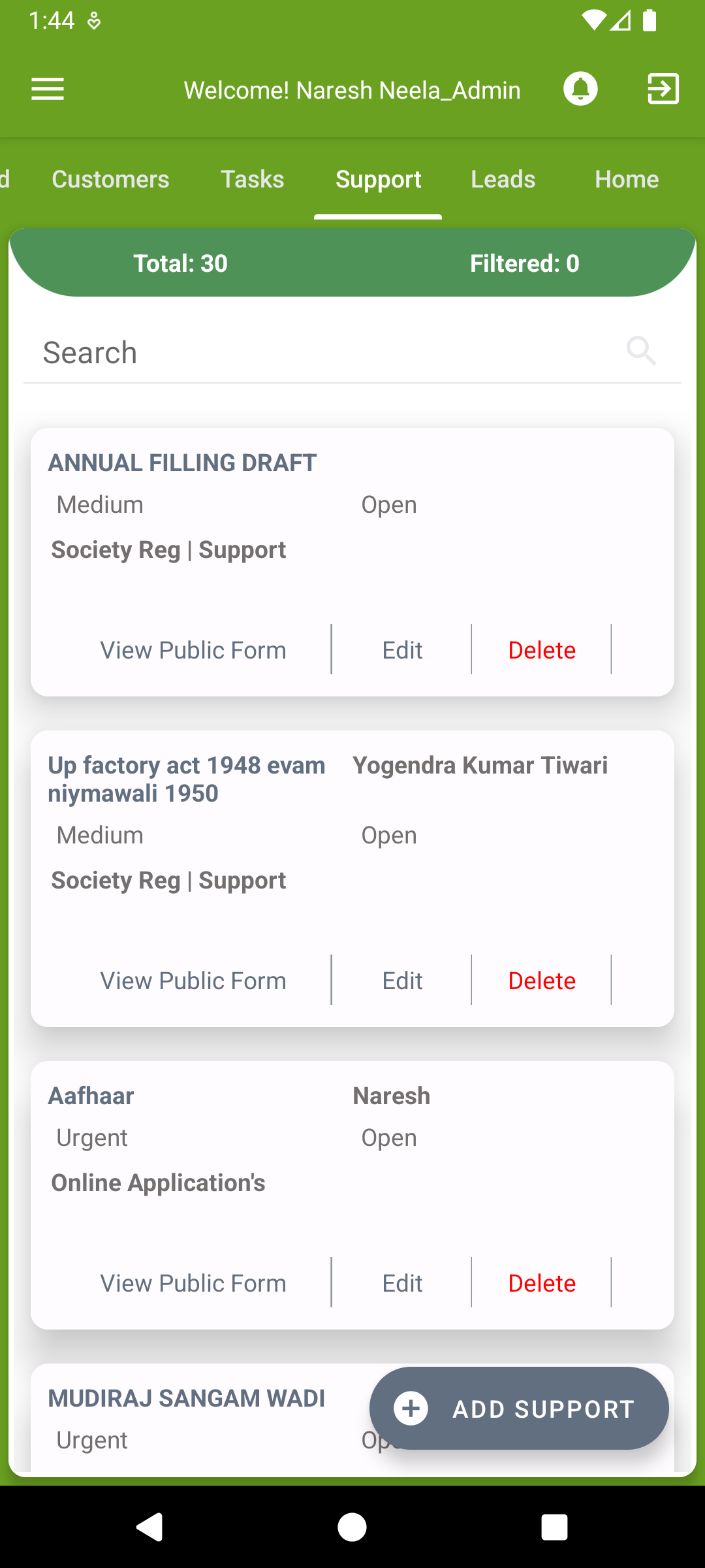 Perfex Android App (Lead Management App) - 12