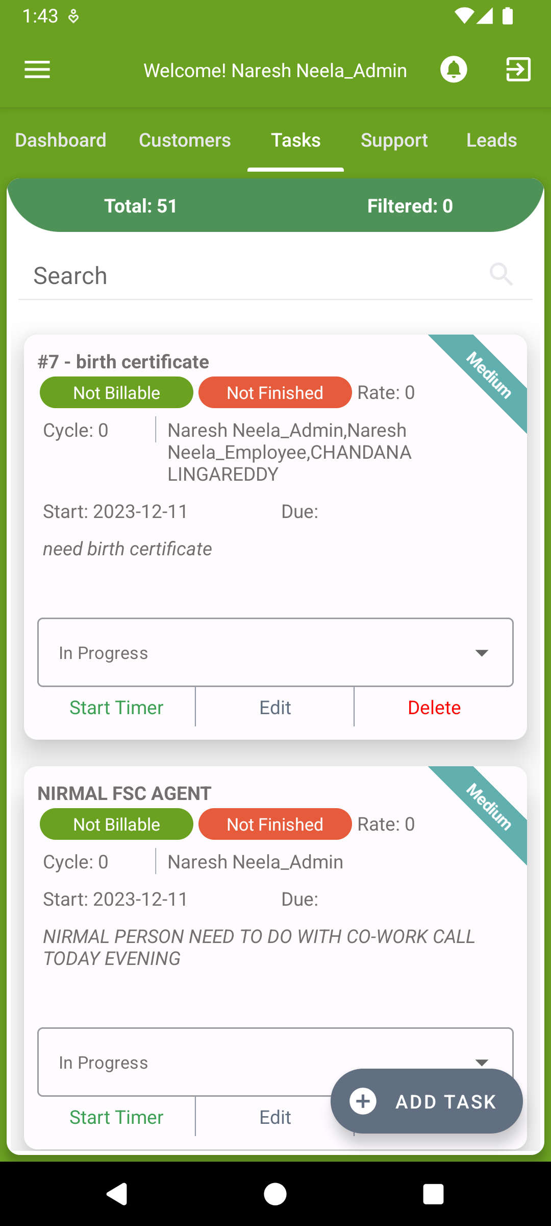 Perfex Android App (Lead Management App) - 9
